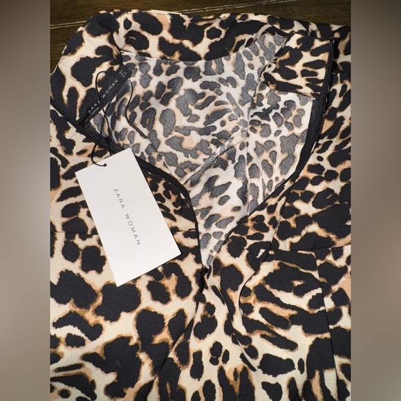 ZARA Animal Print Oversized Blouse size L - Picture 16 of 16